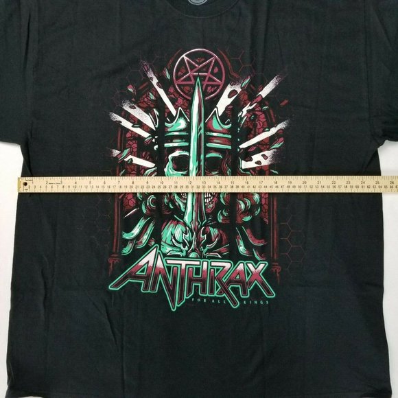 Anthrax For All Kings Licensed Concert Tour Band - Picture 4 of 6
